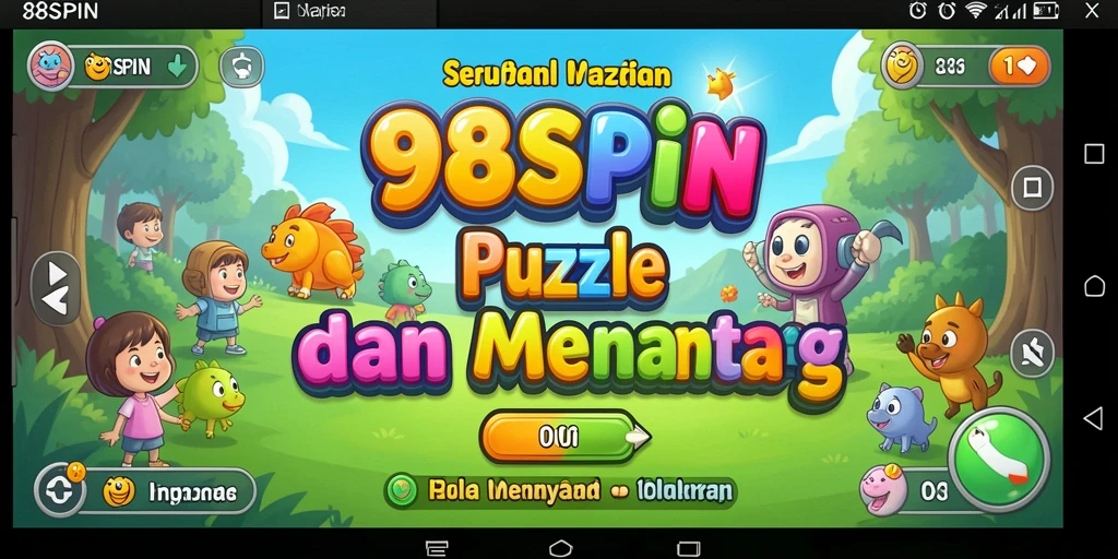 Tampilan gameplay seru dan menantang di 98SPIN.