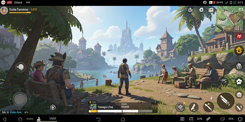 Screenshot gameplay API77 menampilkan eksplorasi dunia terbuka yang menakjubkan.