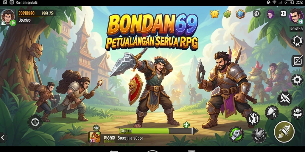 Tampilan gameplay RPG yang mengesankan dari BONDAN69.