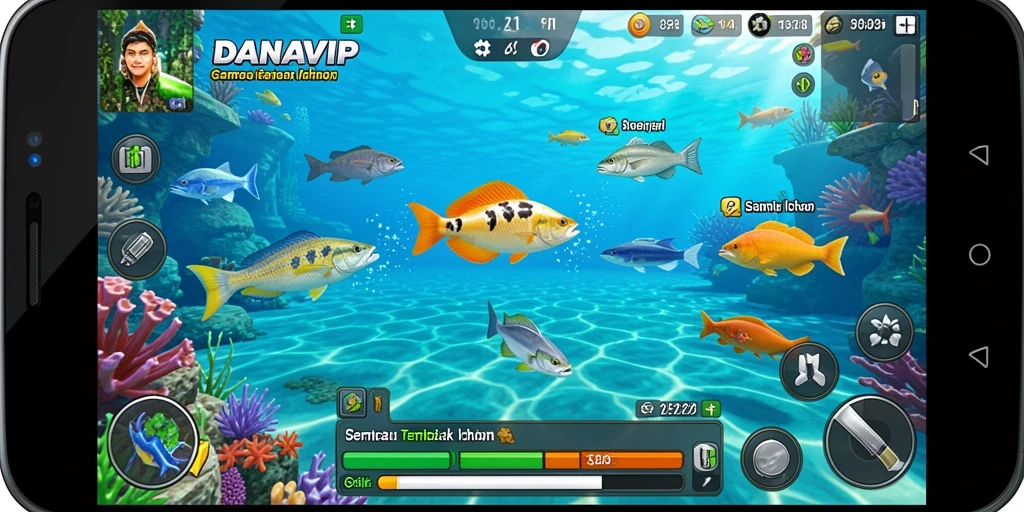 Gameplay menarik dari DANAVIP menembak ikan.