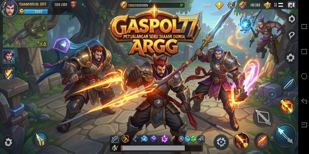 Tampilan seru dari aksi gameplay GASPOL77 yang menantang.
