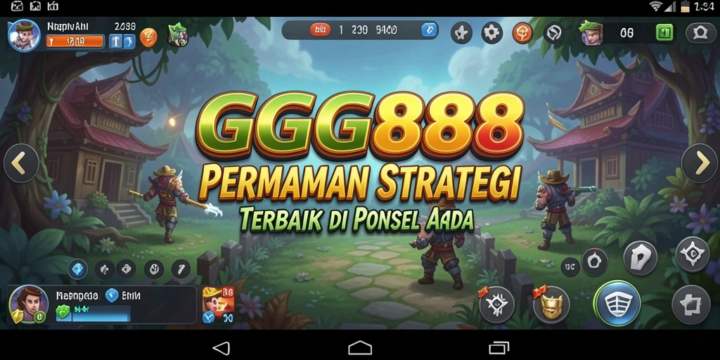 Tampilan gameplay GGG888 yang mengesankan dan strategis.