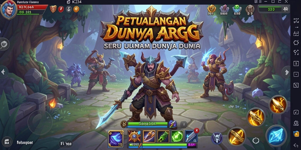 Gameplay seru K234 dalam dunia ARPG yang menantang.
