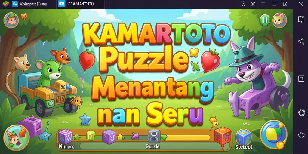 Tampilan gameplay menarik dari KAMARTOTO dengan tantangan puzzle.