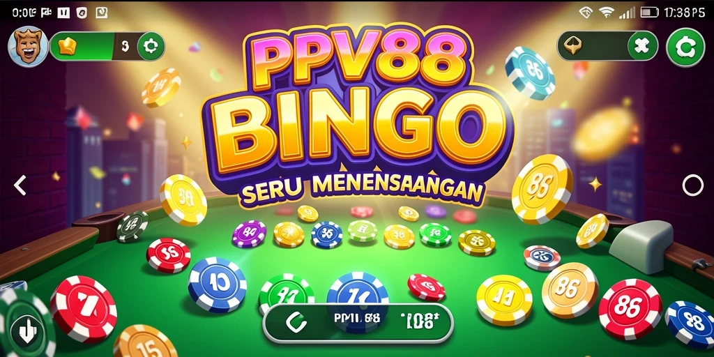 Tampilan gameplay PPV88 dengan suasana Bingo yang seru.