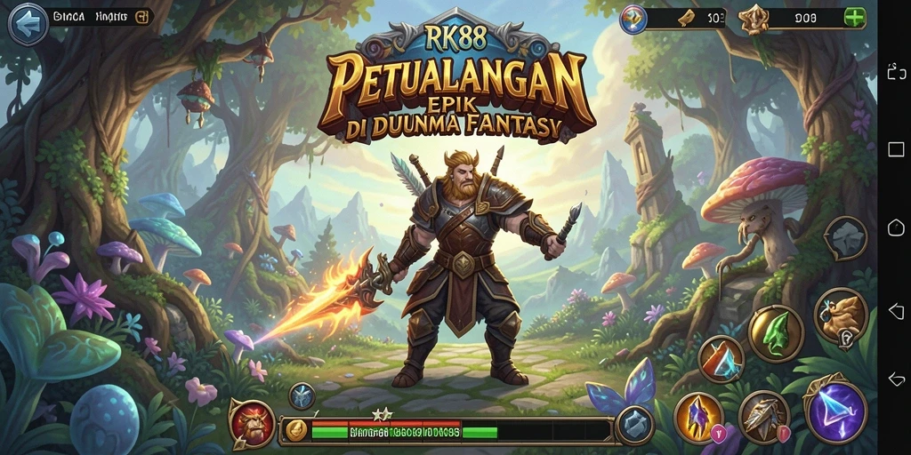 Tampilan gameplay RPG RK88 yang menarik dan penuh aksi.
