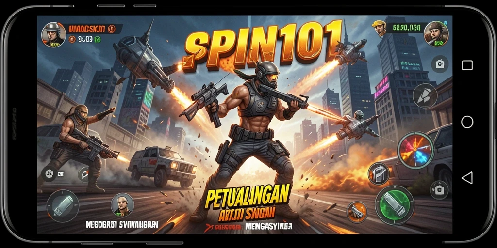 Gameplay SPIN101 yang mendebarkan di tengah aksi seru.